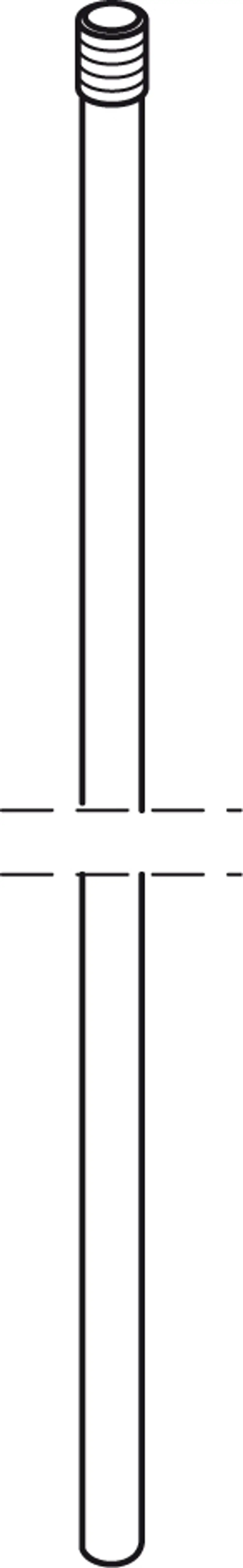 Zugstange in Chrom für Ideal Standard F1207, mit gerader Form und einheitlichem Durchmesser.